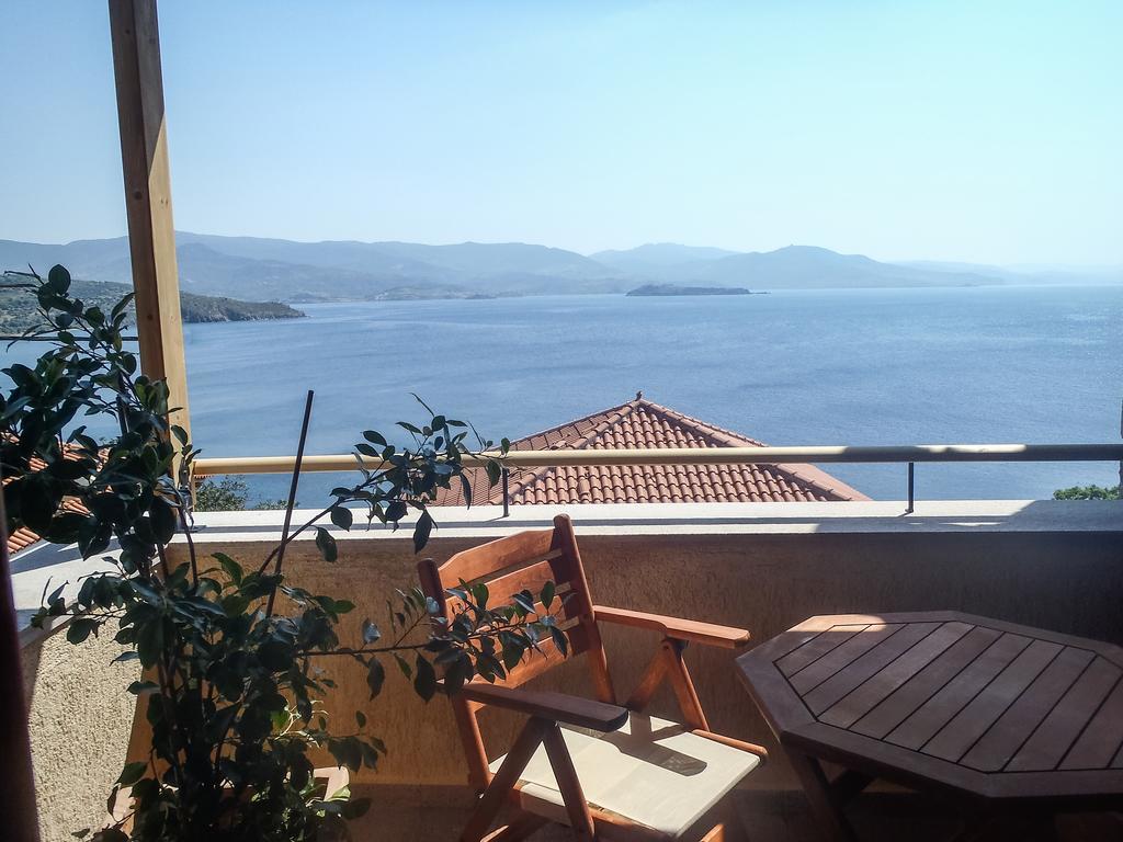 Grand View Rhea Villa Mithymna Exteriör bild